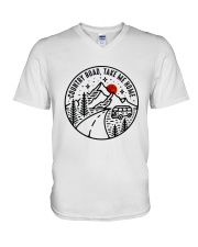 Country Road Take Me Home V-Neck T-Shirt thumbnail