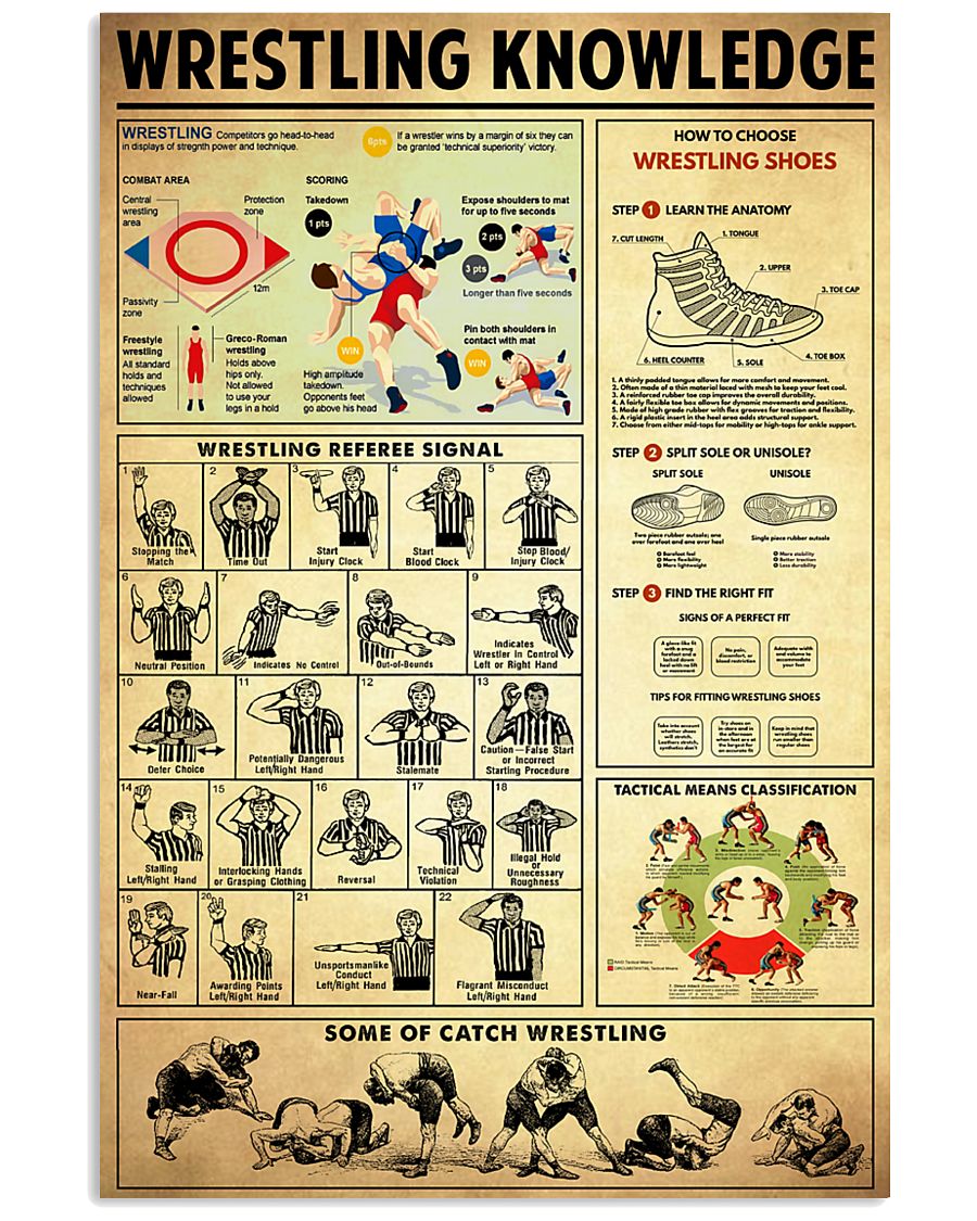 Wrestling Knowledge 11x17 Poster