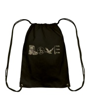 Love Hunting Drawstring Bag thumbnail