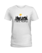 I Hate People Ladies T-Shirt thumbnail