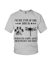 Dragonflies And Dogs Youth T-Shirt thumbnail