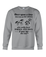 Horses And Dogs Crewneck Sweatshirt thumbnail