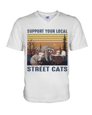 Support Your Local V-Neck T-Shirt thumbnail