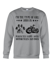 Motorcylces And Dogs Crewneck Sweatshirt thumbnail