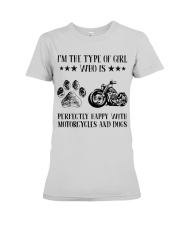 Motorcylces And Dogs Premium Fit Ladies Tee thumbnail