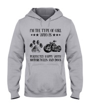 Motorcylces And Dogs Hooded Sweatshirt thumbnail