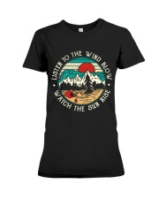 Listen To The Wind Blow Premium Fit Ladies Tee thumbnail