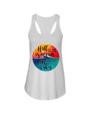 Half Of Me Is Ocean Ladies Flowy Tank thumbnail
