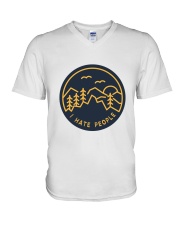 I Hate People V-Neck T-Shirt thumbnail