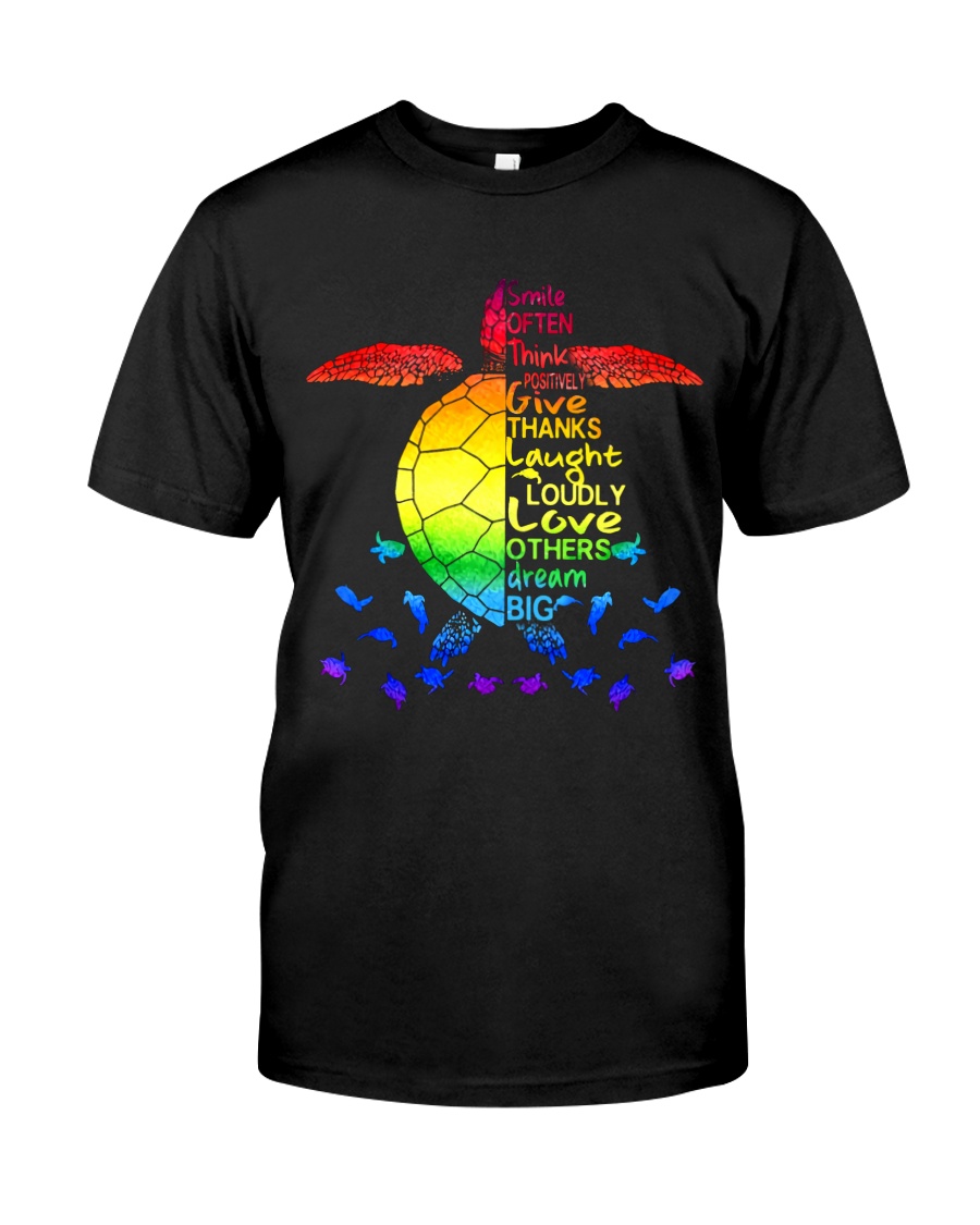 Smile Often Think Positively Classic T-Shirt