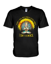 Will Not Stress Over Things V-Neck T-Shirt thumbnail