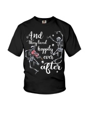 And They Lived Happily Youth T-Shirt thumbnail