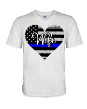 Wife Police V-Neck T-Shirt thumbnail