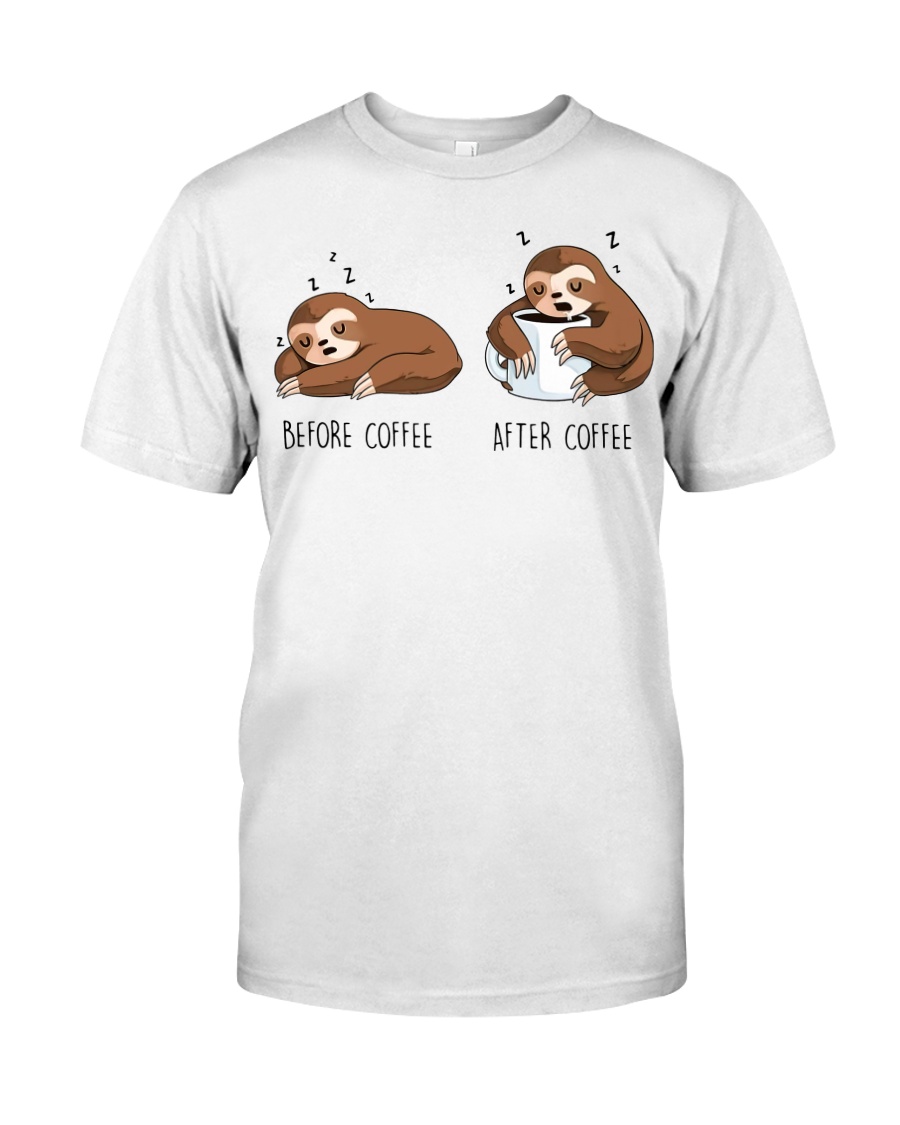 Before And After Coffee Classic T-Shirt