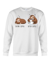 Before And After Coffee Crewneck Sweatshirt thumbnail