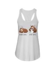 Before And After Coffee Ladies Flowy Tank thumbnail