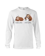 Before And After Coffee Long Sleeve Tee thumbnail