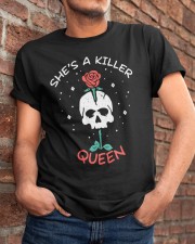 She Is A Killer Queen Classic T-Shirt apparel-classic-tshirt-lifestyle-26