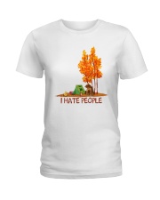 I Hate People Ladies T-Shirt thumbnail