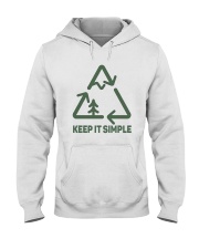 Keep It Simple Hooded Sweatshirt front