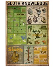Sloth Knowledge 11x17 Poster front