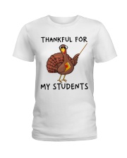 Thankful For My Students Ladies T-Shirt thumbnail