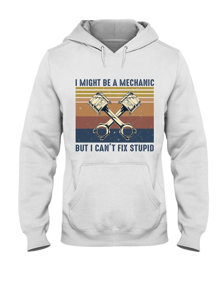 I Might Be A Mechanic Hooded Sweatshirt