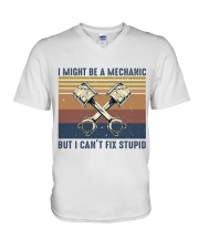 I Might Be A Mechanic V-Neck T-Shirt thumbnail
