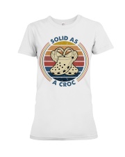 Solid As A Croc Premium Fit Ladies Tee thumbnail