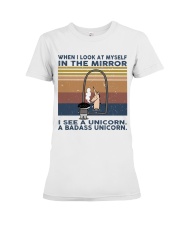 I See A Unicorn Premium Fit Ladies Tee thumbnail