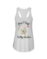 Yep I Talk To My Chicken Ladies Flowy Tank thumbnail