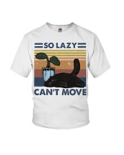 So Lazy Can't Move Youth T-Shirt thumbnail