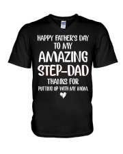 Amazing Step Dad V-Neck T-Shirt thumbnail