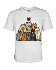 Love Cat V-Neck T-Shirt thumbnail