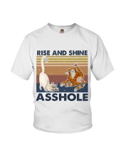 Rise And Shine Asshole Youth T-Shirt thumbnail