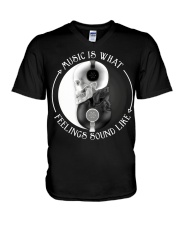 Music Is What Feeling V-Neck T-Shirt thumbnail