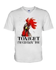 Tonight I'm Cluckin You V-Neck T-Shirt thumbnail
