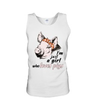 Just A Girl Who Loves Pigs Unisex Tank thumbnail