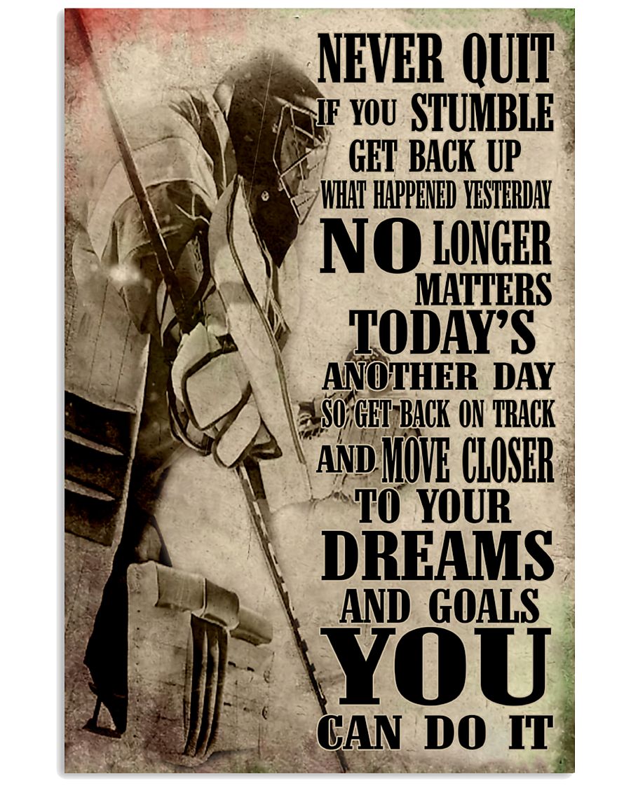 Never Quit 11x17 Poster