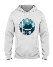 T Hate People Hooded Sweatshirt front