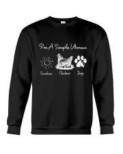 I'm A Simple Woman Crewneck Sweatshirt thumbnail