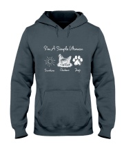 I'm A Simple Woman Hooded Sweatshirt front