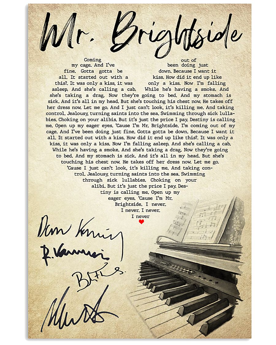 Mr Brightside 11x17 Poster