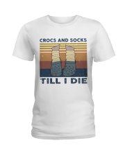 Crocs And Socks Ladies T-Shirt thumbnail