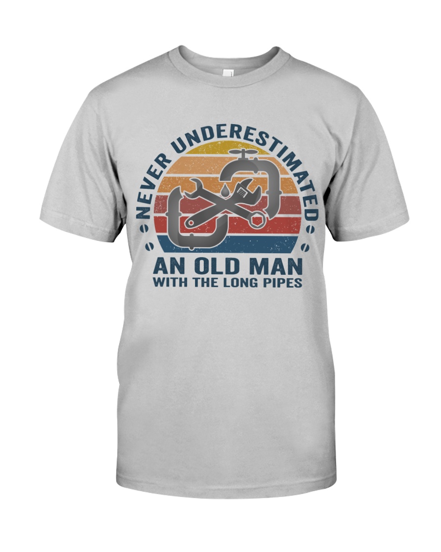 An Old Man With The Long Pipes Classic T-Shirt