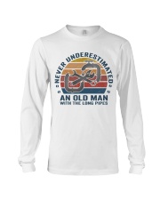 An Old Man With The Long Pipes Long Sleeve Tee thumbnail