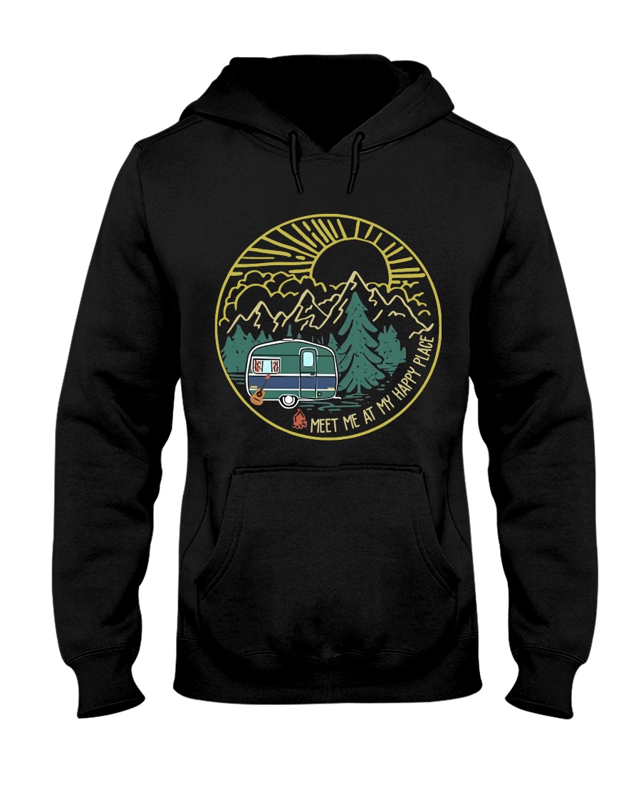 Meet Me At My Happy Place Hooded Sweatshirt