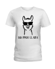 No Prob Llama Ladies T-Shirt thumbnail