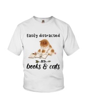Books And Cats Youth T-Shirt thumbnail