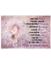 I Dont Just Dance 17x11 Poster front